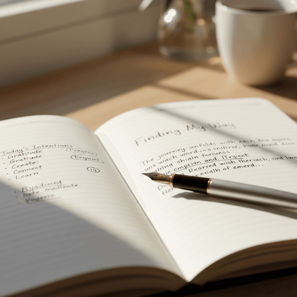 Journal with personal reflections